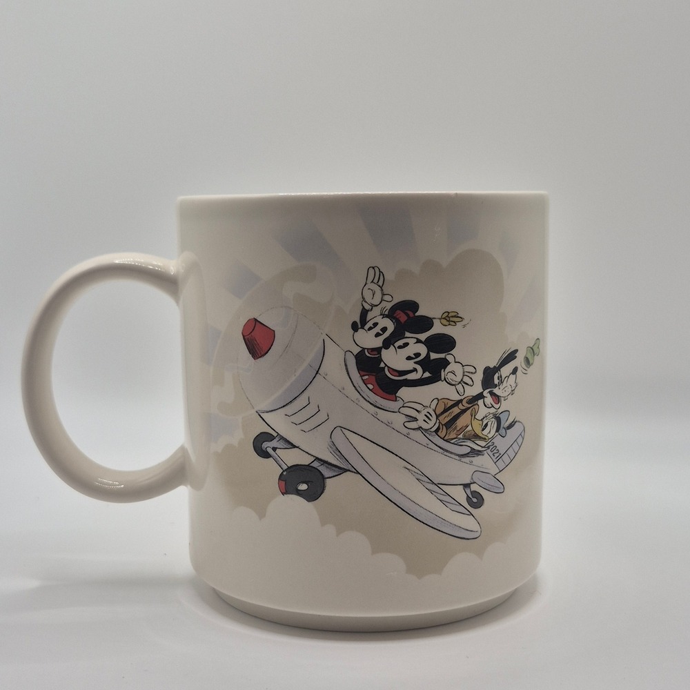 Hallmark‎ Disney Mickey Mouse Friends Airplane Mug Life Is An Adventure 2021